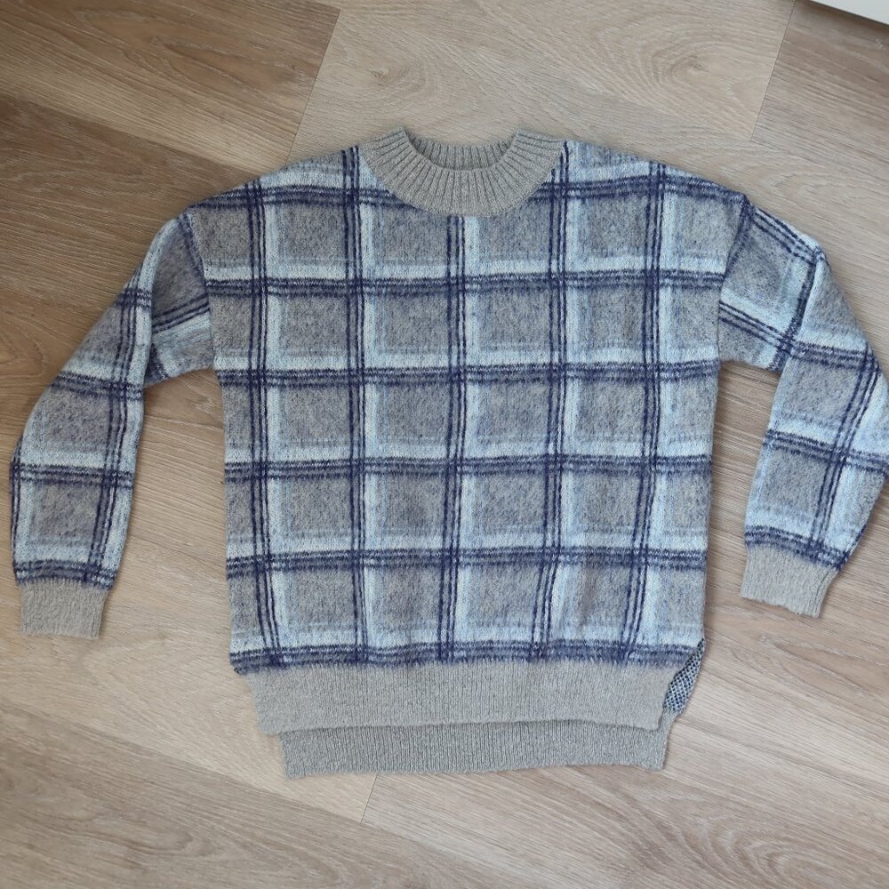 Chunky Plaid Sweater